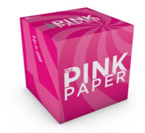 A0084  KARTIKA THE PINK PAPER PAÑUELO FACIAL V CUADRADO 3 CAPAS  BLANCO LISO PURA CELULOSA 56 SERVICIOS H 21 x L 20,4 cm