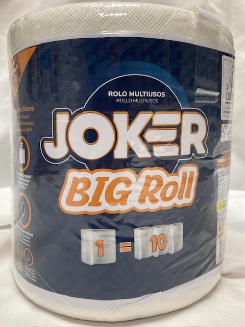 A0210  JOKER PAPEL COCINA BIG ROLL 1R. 2C. MULTIUSOS 1=10