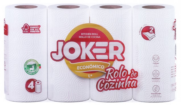 A0220  JOKER PAPEL COCINA 4 R. 2C. L+ BIG JOKER BLANCO.
