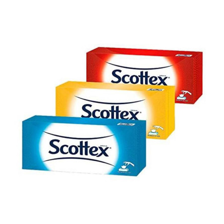 A0244  SCOTTEX PAÑUELO FACIAL 3 CAPAS 70 UNDS