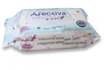 A0257  AFECTIVA TOALLITAS BEBE 80 UNIDADES