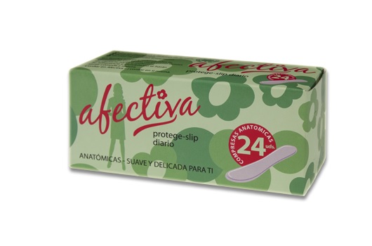 A0261  AFECTIVA PROTEGE SLIP ANATÓMICO  24 UNIDADES