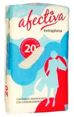 A0265  AFECTIVA COMPRESA EXTRAPLANA 20 UNIDADES