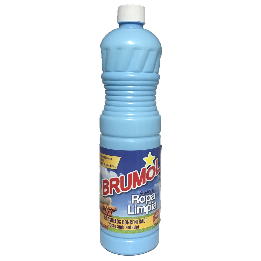 A0285  BRUMOL FREGASUELOS ROPA LIMPIA CONCENTRADO 1 LITROS