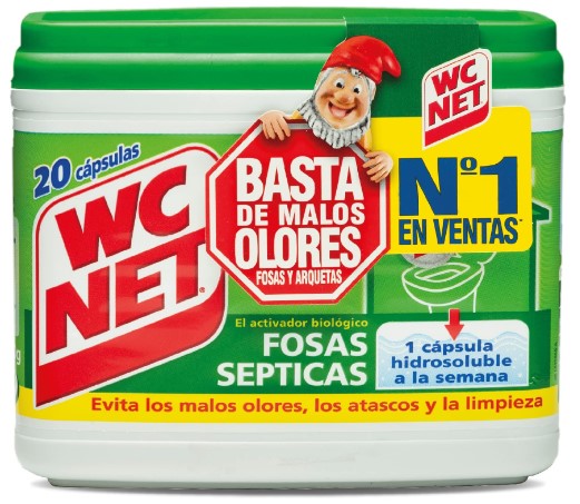 A0303  WC NET FOSAS SEPTICAS 20 CAPSULAS