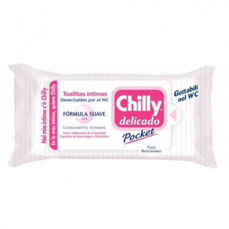 A0311  CHILLY TOALLITAS INTIMAS DELICADO 12U.