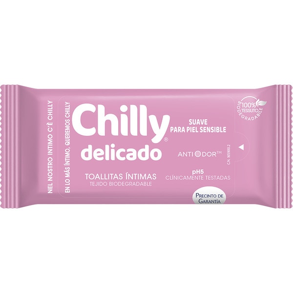 A0311  CHILLY TOALLITAS INTIMAS DELICADO 12U.