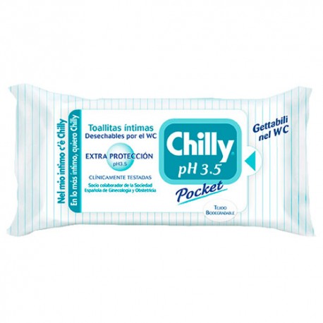 A0313  CHILLY TOALLITAS PH 3,5 12 UIDADES
