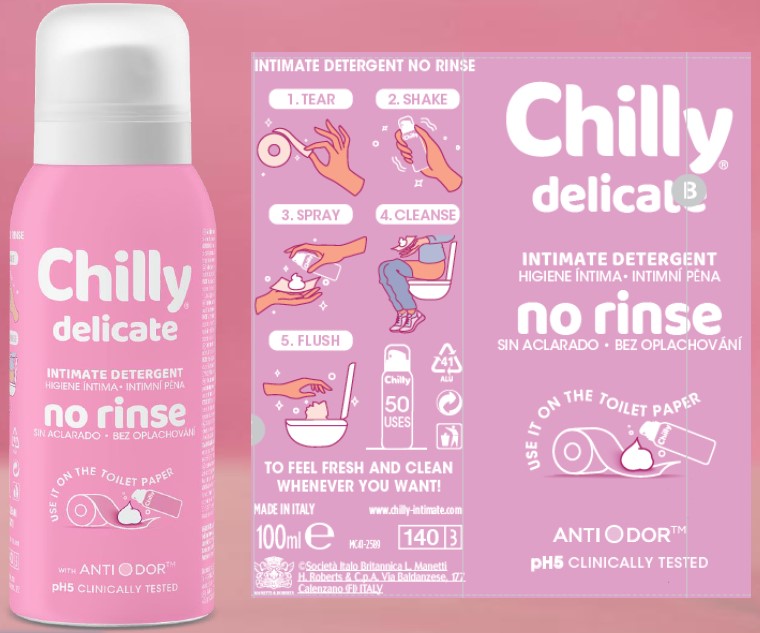 A0314  CHILLY ESPUMA NO RINSE (SIN ACLARADO) DELICADO 100 ML