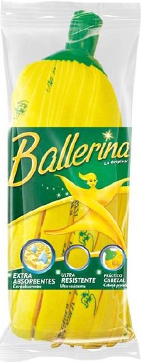 A0323  BALLERINA FREGONA AMARILLA