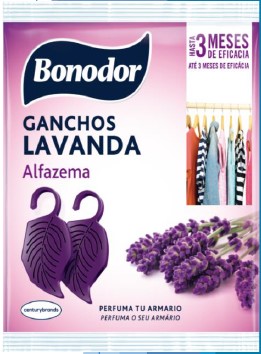 A0353  BONODOR GANCHOS LAVANDA 2 UND