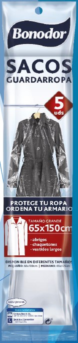 A0358  BONODOR SACOS GUARDARROPA Nº3-5 UND