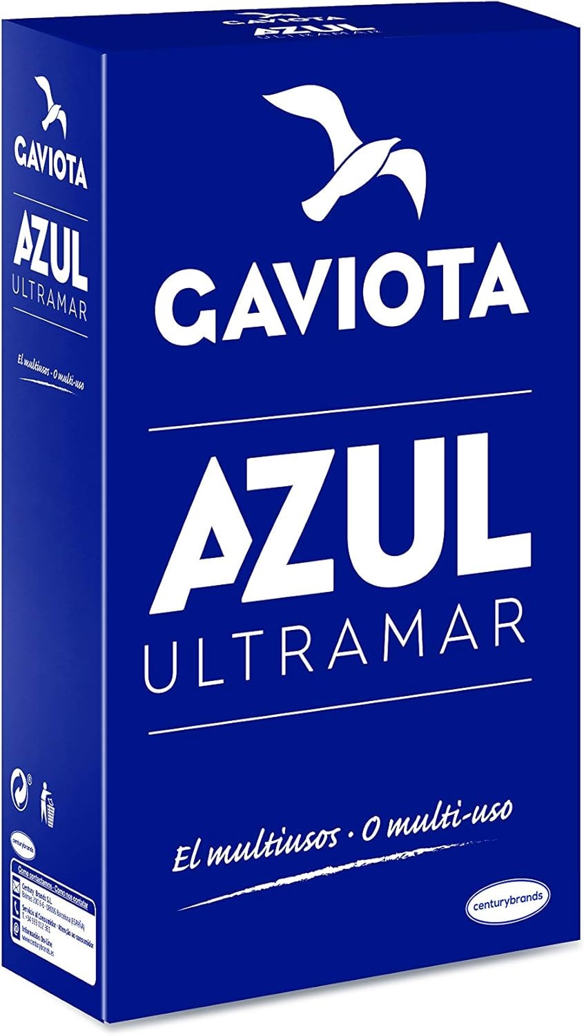 A0374  GAVIOTA AZUL ULTRAMAR 1 KG (BLANQUEAR, COLORACIÓN, MEZCLA DE PINTURAS)