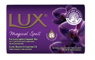 A0375-004  LUX PASTILLA JABON DE MANOS MAGICAL SPELL 80 GR. (FLORES EXÓTICAS Y ACEITES ESENCIALES)