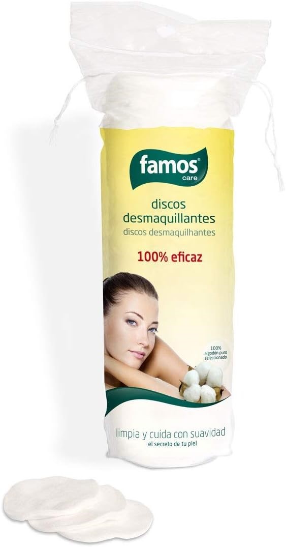 A0386  FAMOS DISCOS DESMAQUILLADORES 50 UND