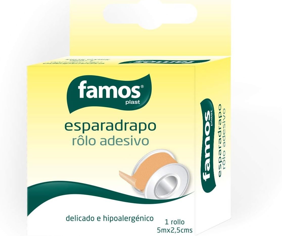 A0388  FAMOS PLAST ESPARADRAPO 5 M X 2.5 CM