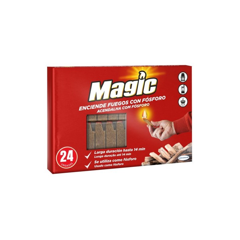 A0401  MAGIC ENCIENDE FUEGOS CON FOSFORO 24 UND