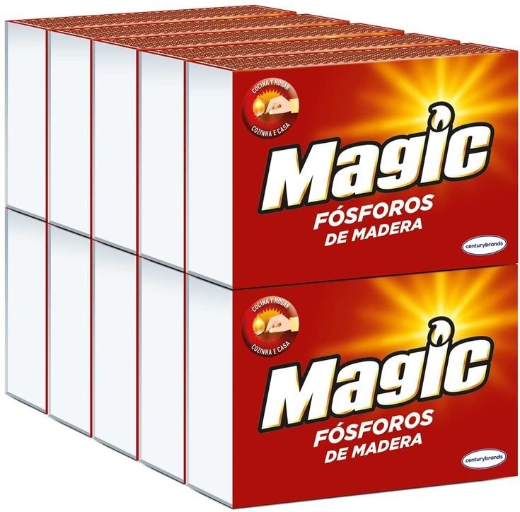 A0404  MAGIC FOSFOROS TAMAÑO FUMADOR PACK-10