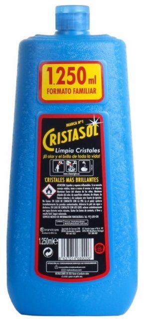 A0420  CRISTASOL LIMPIA CRISTALES BOTELLA CLÁSICA 1,25L.