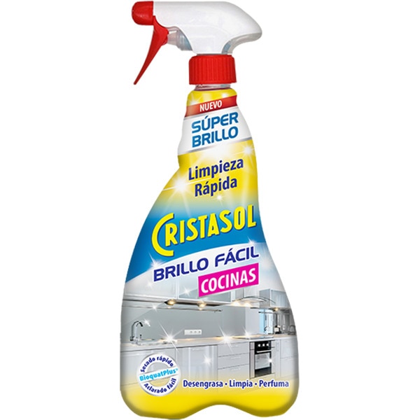 A0433  CRISTASOL BRILLO FACIL COCINA 750 ML.