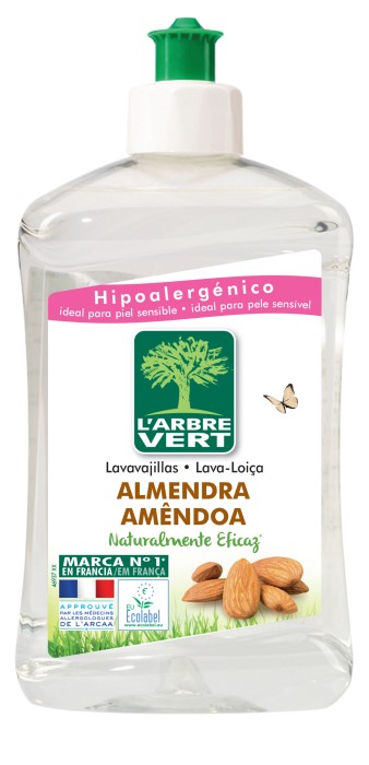 A0449  L'ARBRE VERT LAVAVAJILLAS MANUAL ALMENDRA 500 ML.
