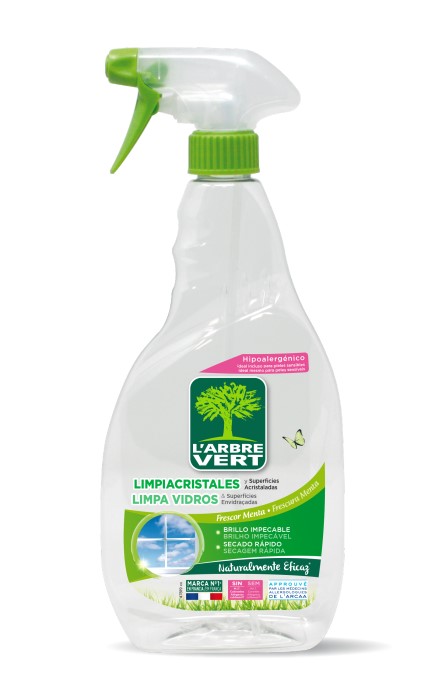 A0451  L'ARBRE VERT LIMPIA CRISTALES PISTOLA 740 ML.