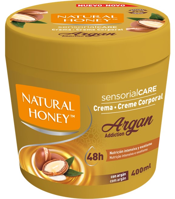 A0462  NATURAL HONEY CREMA TARRO ARGAN 400ML
