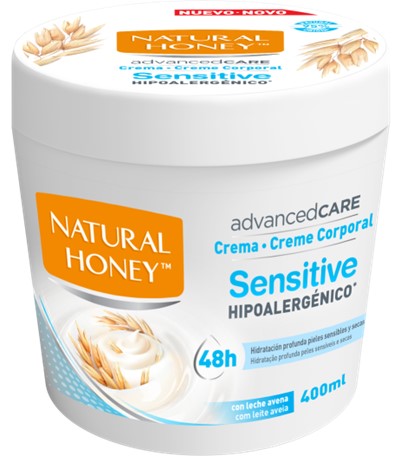 A0463  NATURAL HONEY CREMA TARRO SENSITIVE SKIN 400ML