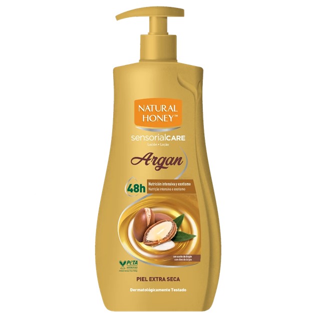 A0491  NATURAL HONEY LOCIÓN ARGÁN FORMATO AHORRO 600ML