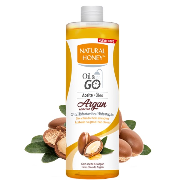 A0501  NATURAL HONEY OIL&GO ARGAN 1X6X250 ML.