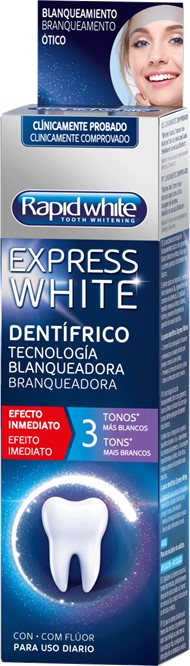 A0521  RAPID WHITE PASTA DENTRÍFICA BLANQUEADORA 75ML