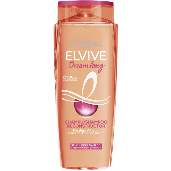 A0546  ELVIVE CHAMPÚ DREAM LONG 380 ML (PELO LARGO- ANTI ENCRESPAMIENTO)