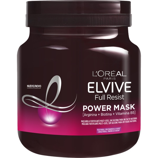 A0575  ELVIVE MASCARILLA FULL RESIST ARGININA 550ML (FORTIFICANTE) POWER MASK