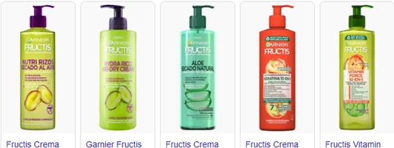 A0619  FRUCTIS LOTE MAYOR CREMA SIN ACLARADO