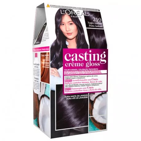 A0723  CASTING CREM GLOSS 210 NEGRO AZULADO