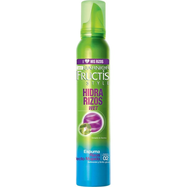 A0835  FRUCTIS STYLE ESPUMA WET SHINE RIZOS (EFECTO RIZOS MOJADOS)