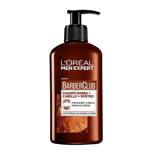 A0883  MEN EXPERT BARBER CLUB WASH 200ML (LIMPIA BARBA  CABELLO Y PURIFICA EL ROSTRO)