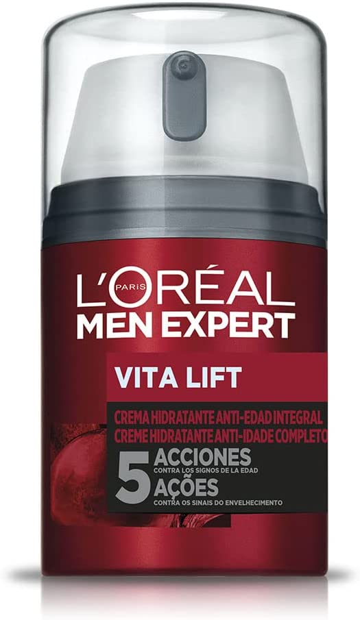 A0891  MEN EXPERT VITALIFT 5 ACCIONES 50ML CREMA HIDRATANTE ANTIEDAD