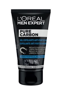 A0894  MEN EXPERT PURE CARBON GEL EXFOLIANTE ANTI-PUNTOS NEGROS 100ML