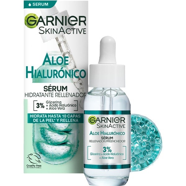 A0933  GARNIER SKIN ACTIVE SERUM ALOE HYALURÓNICO 30 ML