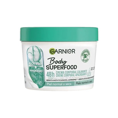 A0937  GARNIER BODY SUPERFOOD CACAO Y CERAMIDA 48H. HIDRATACIÓN 380 ML (PIEL EXTRASECA)