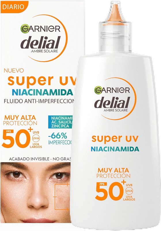 A0960  DELIAL FACIAL SUPER UV  NIACINAMIDA SPF 50 40 ML