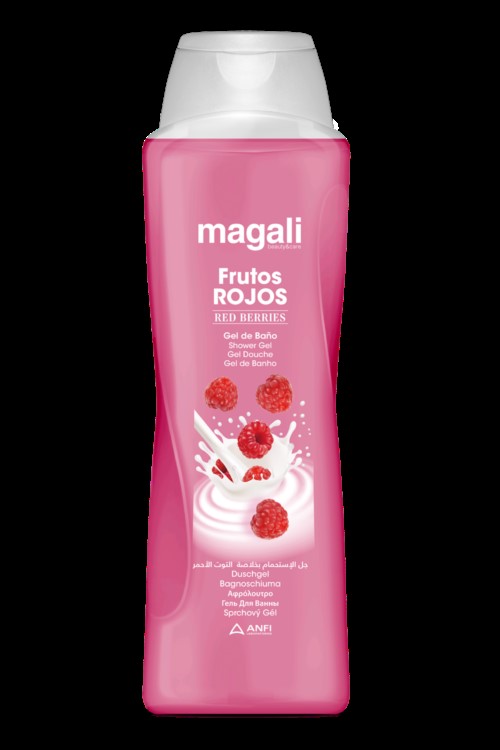 A0975  MAGALI GEL DE BAÑO FRUTOS ROJOS 750ML