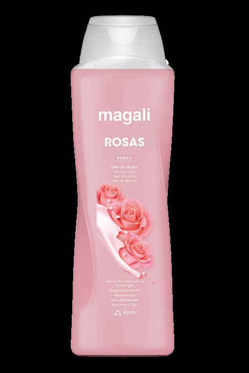 A0978  MAGALI GEL DE BAÑO ROSAS 750ML