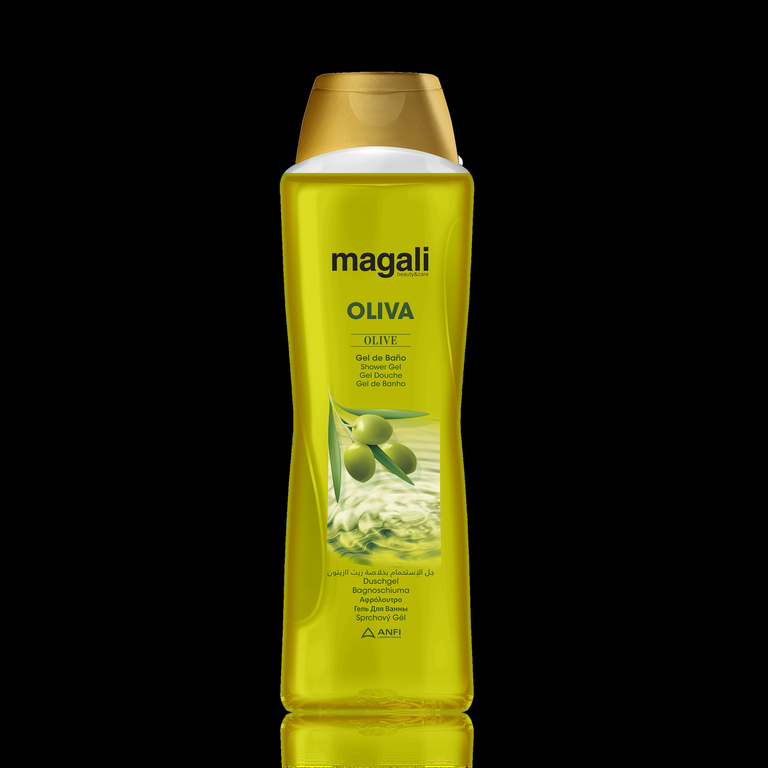 A0986  MAGALI GEL DE BAÑO OLIVA 750ML