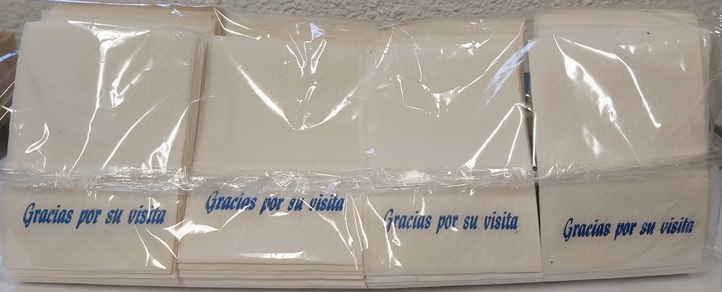 A1001  ANONIMAS MINISERVIS 17X17 SULFITO 6 PAQUETES (4X70 UNIDADES)