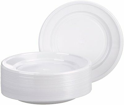 A1058  ANONIMO PLATO HONDO 205mm PS BLANCO B-25