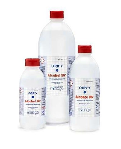 A1080  ORBY ALCOHOL SANITARIO 96º 250ML