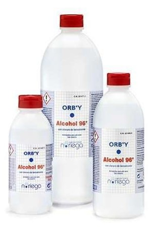 A1081  ORBY ALCOHOL SANITARIO 96º 500ML