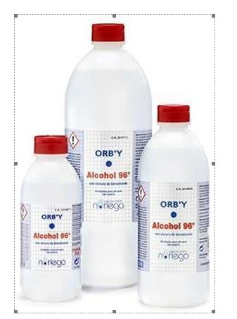 A1082  ORBY ALCOHOL SANITARIO 96º 1000ML